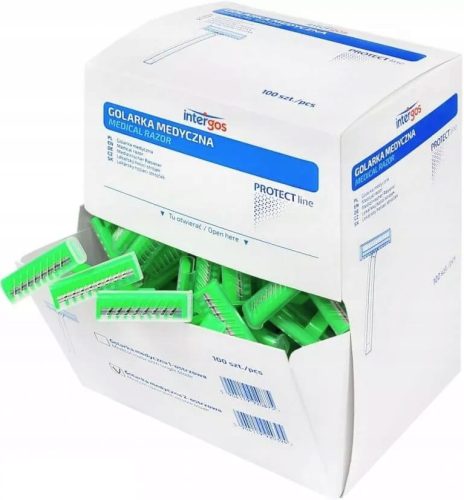  Intergos PROTECT Linie Einwegrasierer 100 Stk.