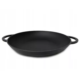  Gusseisenpfanne 40cm Grill Lagerfeuer mit Griffen