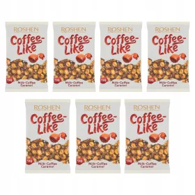   Roshen CoffeeLike Karmelki nadziewane - Karamellbonbons mit Kaffeegeschmack, 1 kg x 7 Stück