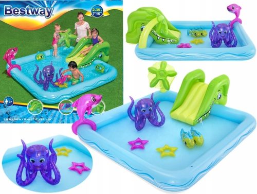 Bestway rechteckiger aufblasbarer Pool 239 x 206 cm