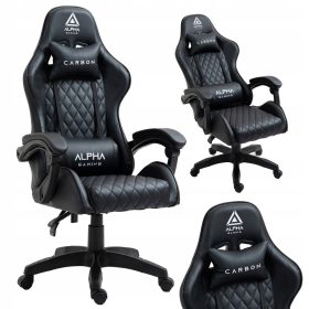  Gaming-Stuhl Extreme CARBON, schwarzes Öko-Leder