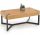  Halmar Lavida rechteckige Bank 110 x 60 x 43 cm goldene Eiche