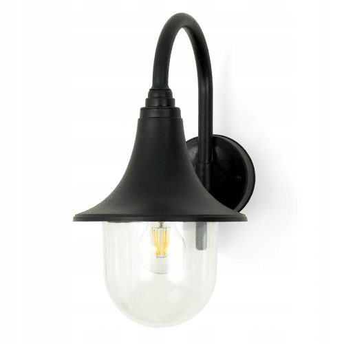  Kwazar Luminaire Gartenwandleuchte schwarz E27 100 W