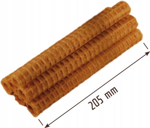 Knusprige Griechische Waffelröhrchen für Schlagsahne, Ø 17mm