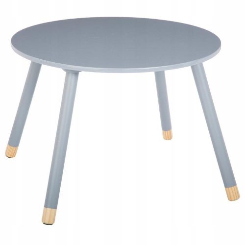  Runder Kindertisch 43 x 60 cm, grau