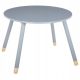  Runder Kindertisch 43 x 60 cm, grau