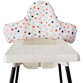  IKEA COVER ANTILOP-STUHLHÜSSE MIT PUNKTEN