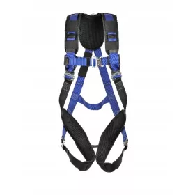   Protekt P-12mX Pro Sicherheitsgurt, schwarz und blau, Größen M - XL