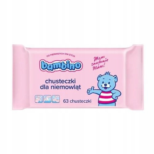  Bambino Feuchttücher 57 Stück Nassauszug für Babys