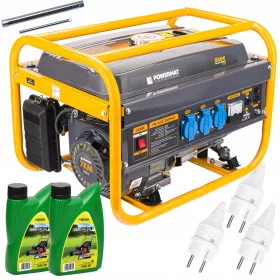 Tragbarer einphasiger Stromerzeuger Powermat 3000 W Benzin