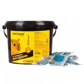  STARKES VIGONEZ-GIFT FÜR MÄUSE UND RATTEN 1,5 kg PASTE