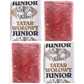  FRISCHES BARF-TARTARFLEISCH FÜR HUNDE, RIND, 100 % B/K