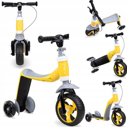  MoMi dreirädriger Roller, gelb