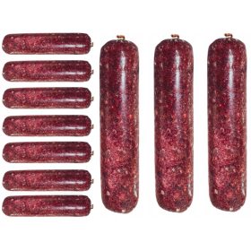    GEFRORENES FLEISCH FÜR HUNDE RINDFLEISCH OHNE KNOCHEN 100 % BARF 10 KG RINDFUTTER