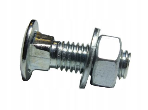 Griffe und Halterungen für Zäune, Tore und Türen Schlossschraube M8x25 für verzinkte Plattenklemmen, 100 Stk.