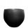  Töpfertöpfe 53 cm x 53 x 44,5 cm Fiberglas schwarz