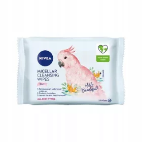    Nivea MicellAir Skin Breathe 3in1 biologisch abbaubare, pflegende mizellare Make-up-Entfernungstücher 25 Stk.
