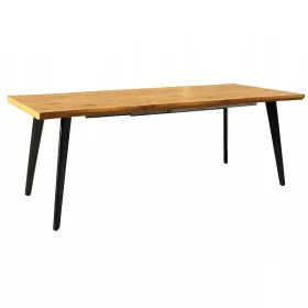    Rechteckiger ausziehbarer Tisch Signal Tables 150 x 90 x 76 cm, Eiche natur