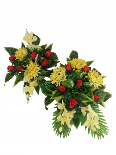 Künstliche Blumen und Früchte Dekoration Friedhof Friedhof Komposition Osterstrauß