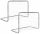 SET AUS 2 FUSSBALLTOREN MIT NETZ 78x56x45