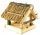 Boxen (Häuser) und Vogelhäuschen HÄNGENDES VOGELFUTTERHAUS, HOLZ, BIRKENGLANZ