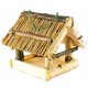 Boxen (Häuser) und Vogelhäuschen HÄNGENDES VOGELFUTTERHAUS, HOLZ, BIRKENGLANZ