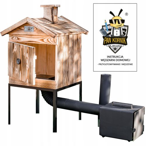 Holzkohlegrill - PanKornik befeuerte Holzräucherei, kleiner Kamin, 50 cm