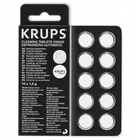    Krups Tabletten zur Reinigung der Krups XS3000 Kaffeemaschine, 10 Stück