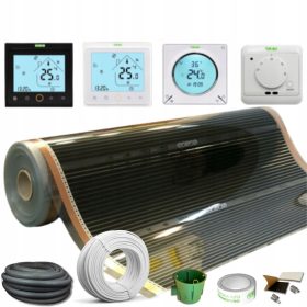  Set 1m² - Heizfolie 220W/m² (2m x 50cm)