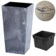  Prosperplast Blumentopf 26,5 cm x 26,5 x 50 cm Kunststoff Graphit