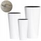  Prosperplast Blumentopf 25 cm x 25 x 47,5 cm Durchmesser 24,5 cm Kunststoff weiß