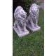  Gartenfiguren eines Löwenpaares