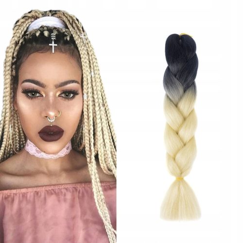  SYNTHETISCHES KÜNSTLICHES HAAR FÜR BRAITS BRIDGE DREADS OMBRE BLONDE B34