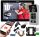 2-Draht-Video-Gegensprechanlage 5TECH TWIN MONITOR WIFI CODE + SCHLÜSSELANHÄNGER ATLO-501B/BK