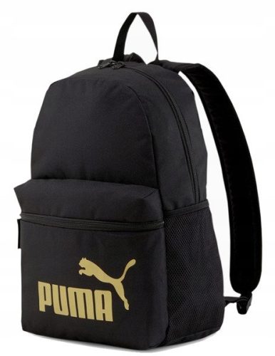 Schwarzer Puma-Schulrucksack mit Reflektor und gepolsterten Gurten