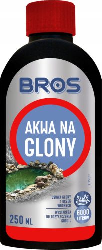  Bros Akwa-Flüssigkeit gegen Algen für Teiche 250 ml (421) + DABSTER.PL EINWEG-HDPE-HANDSCHUHE 2 Stk