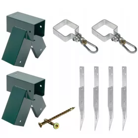  Einzelmontagesatz Verbinder 90x90 GRÜN