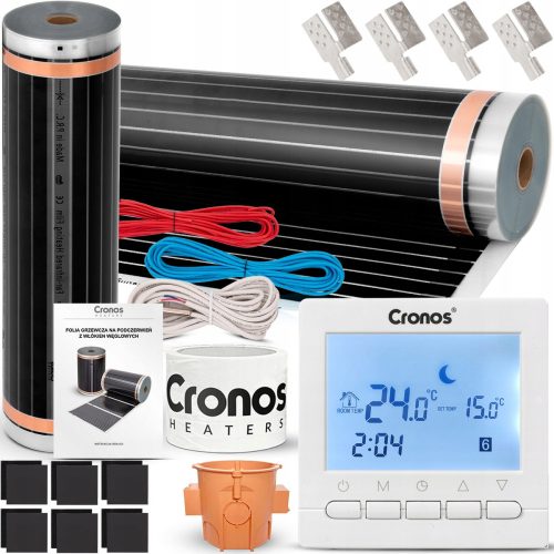 FOLIEN-INFRAROT-HEIZMATTE 50 cm 220 W/m² 1 m²