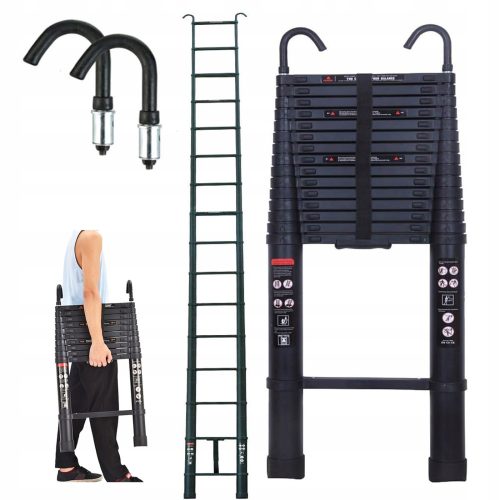 DayPlus Leiter 6,2 m Aluminium 16 bis 150 kg