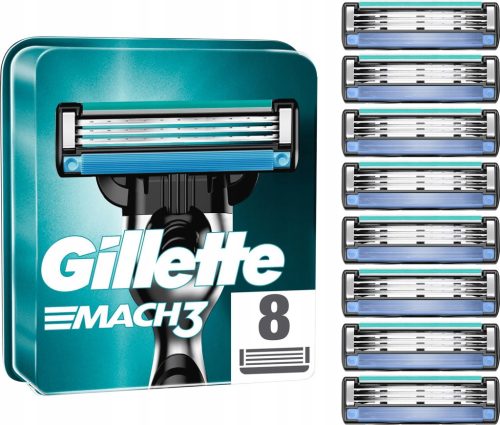  GILLETTE MACH3 Ersatzklingen – 8 Stk