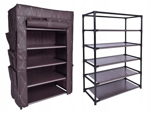 Gockowiak Schuhschrank 60 x 90 x 30 cm, Brauntöne