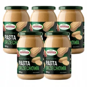   Targroch Erdnussbutter 5 x 900 g – Natürlich und ungesüßt