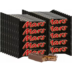 100x Mars Schokoriegel mit Nougat-Karamell-Geschmack, 51g
