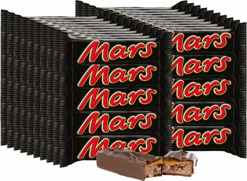 100x Mars Schokoriegel mit Nougat-Karamell-Geschmack, 51g