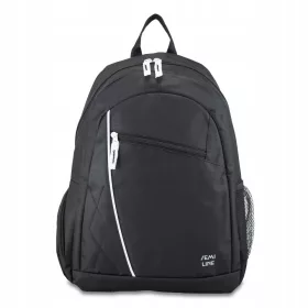  Semi Line Schulrucksack mit einem Fach, schwarz