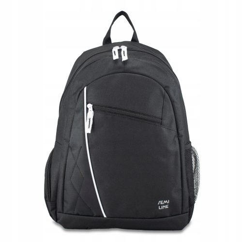  Semi Line Schulrucksack mit einem Fach, schwarz