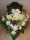 Laterne Laterne Blumen für das Grab SET Blumenstrauß