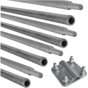 ANGETRIEBENE ERDUNG KOMPLETT 12M + DRAHTBEDNARK-ANSCHLUSS