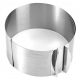Backbleche und -formen Runde Backform, verstellbarer Rand, 12 cm MTSeite