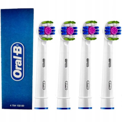  Oral-B 3D White Elektrische Zahnbürstenköpfe, 4 Stück